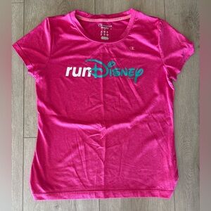 runDisney Champion T-Shirt pink - size Small